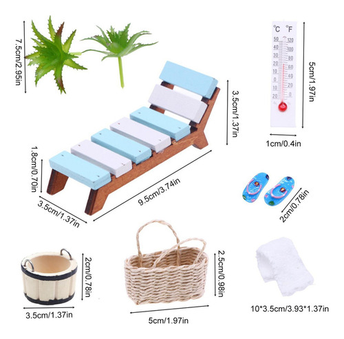 . Kit De Sauna En Atura For Casa De Muñecas Decoración De