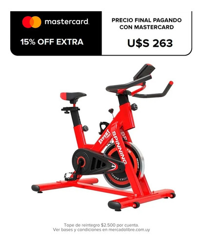 Bicicleta Spinning Profesional Regulable Pulsómetro