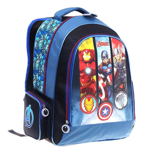  Bolso Morral  Escolar  Avengers Licencia Original Marvel