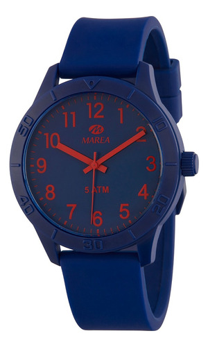 Reloj Pulsera Análogo Marea Watch B35348 Correa Azul Oscuro Bisel Azul Oscuro Fondo Azul Oscuro