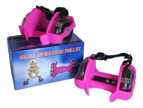 Imagen 5 de 10 de Patines Ajustables 2 Ruedas Con Luces Led Multicolor