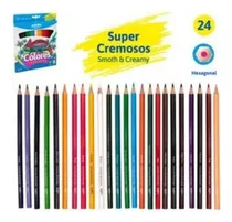 Comprar Lápices De Colores Super Cremosos X 24 Piezas Pointer