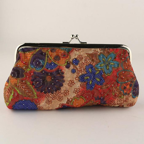 Monedero X Wallet Para Mujer, Estilo Vintage, Con Forma De F