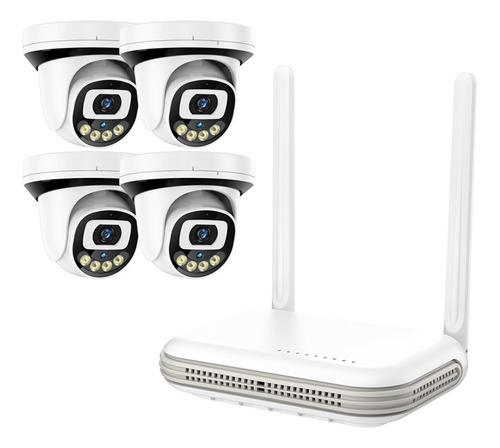 Sistema Cctv Inalámbrico H.265 8ch Wifi Xmeye Nvr 4ch 3mp