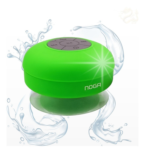 Parlante Bluetooth Noga Resistente Al Agua Con Ventosas Usb