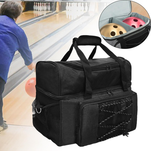 Bolsa Para Bolas De Bolos Con Compartimento Para Zapatos,
