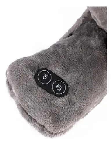 Bufanda Masajeadora Con 3 Niveles Masajes Y Calor Usb Cuello Aleatorio Con Función Calor Vibración Unico