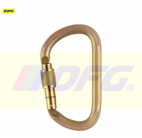 Imagen 2 de 3 de Mosquetón Acero Alta Resistencia Petzl Vulcan Altura Arnes