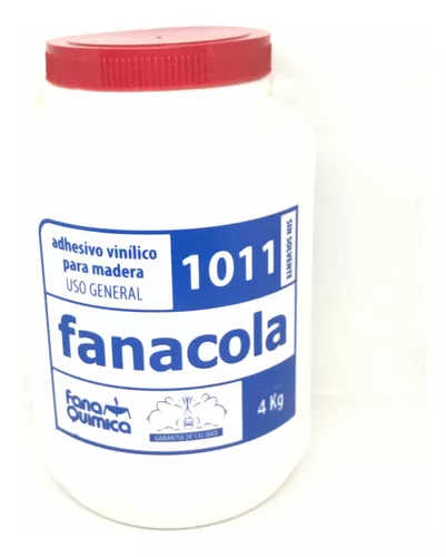 Adhesivo Cola Vinilica Pomo 1kg Fanacola 1011 Madera