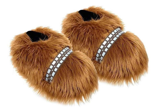 Pantufa 3d Chewbacca - Star Wars Original - Solado De Borracha