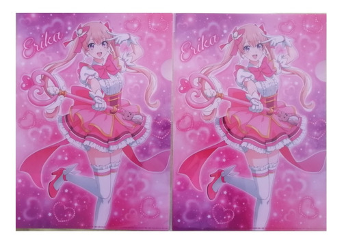 Erika Amano Folder Original Kakkou No Linazuke Magical Girl