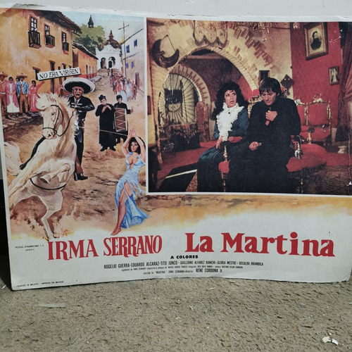 Cartel De Cine La Martina, Irma Serrano