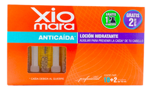 Xiomara Anticaída Ampolleta Capilar Unisex 12pzazx10ml