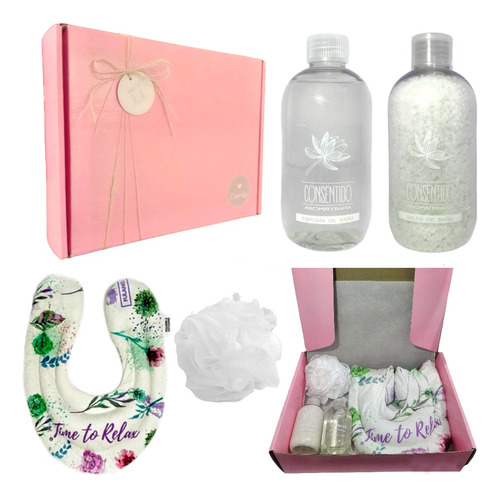 Set Kit Caja Regalo Mujer Spa Box Jazmín Aroma N20 Relax