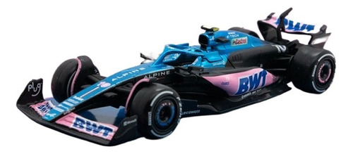 Coche Bburago 1:43 Bwt Alpine A523 F1 Team #10, Modelo Ordin