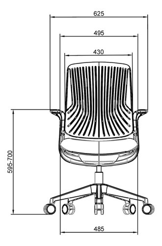 Silla Ejecutiva Ergonómica De Escritorio Ferrini Oficina F3 Color Rojo Material del tapizado Malla