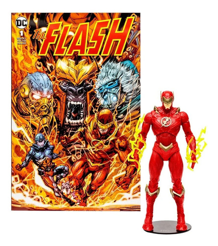 Figura Mcfarlane Dc Direct Page - The Flash Barry Comic