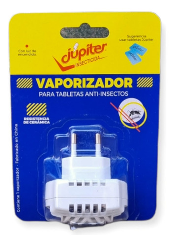 Aparato Vaporizador Y 30  Tabletas Contra Mosquitos Jupiter 