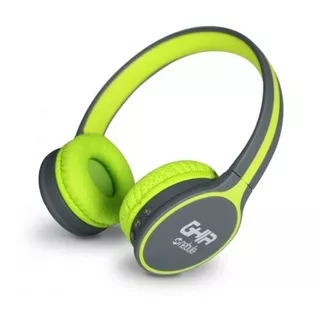 Audifonos Diadema Ghia Gac-041 Verde/gris Bluetooth 4.2