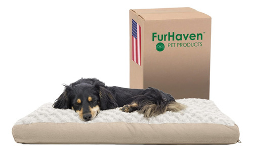 Furhaven Pillow Cama Para Perros Funda Extraíble Y Lavable -