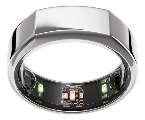 Monitor De Sueño Smart Ring Oura Gen3 Heritage, Plateado, Ta