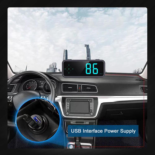 Velocímetro Digital Led Universal Gps Kmh Módulo Gps Com So