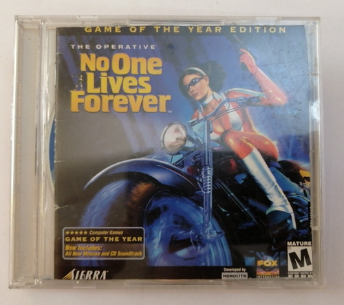 Juego Para Pc:  No One Lives Forever. Juego Del Año. 03 Cd