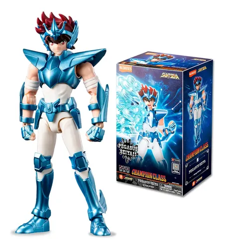 Boneco Montável Blokees Cavaleiros do Zodíaco Seiya de Pégaso