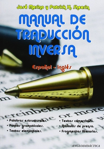 Libro Manual De Traducción Inversa - Merino, Jose