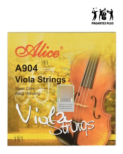 Encordado Viola 15  Y 16  Alice A904