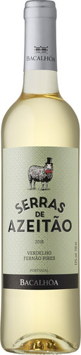 Vinho Portugues Serras De Azeitao Branco 2019 750 Ml