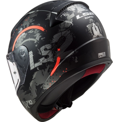 Casco Integral Ls2 Para Moto Ff353 Rapid Circle Titanium