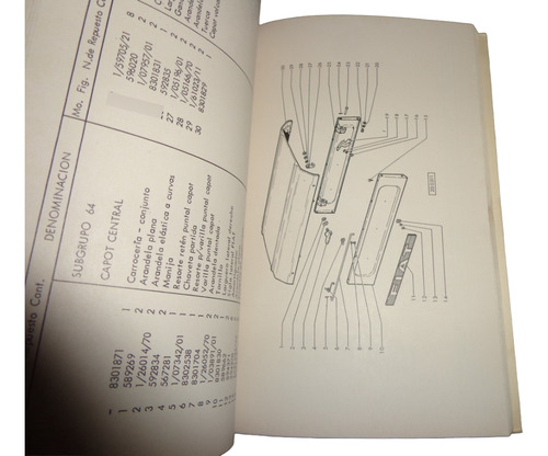 Fiat Tractor 650 1967 Catalogo De Repuestos (Usado)