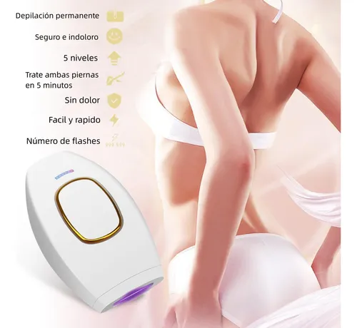 Depiladora Láser Permanente De Luz Pulsada Ipl Indolora