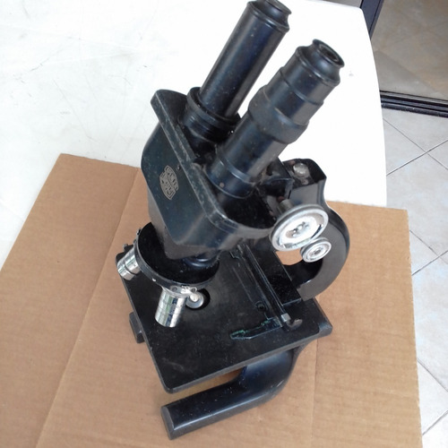 Microscopio Binocular Marca Spencer De 1950