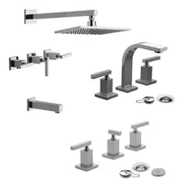 Comprar Griferia Fv Dominic Lever Combo Ducha Lavatorio Bidet