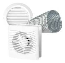 Comprar Kit Completo Exaustor Banheiro + Duto 60cm 150mm + Grade Itc