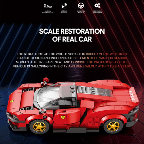 Bloques De Construcción Para Autos Deportivos Speed Champion