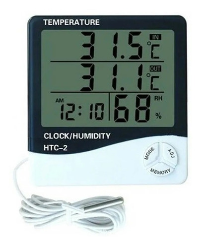 Reloj Termohigrometro Digital Termómetro Temperatura Humedad
