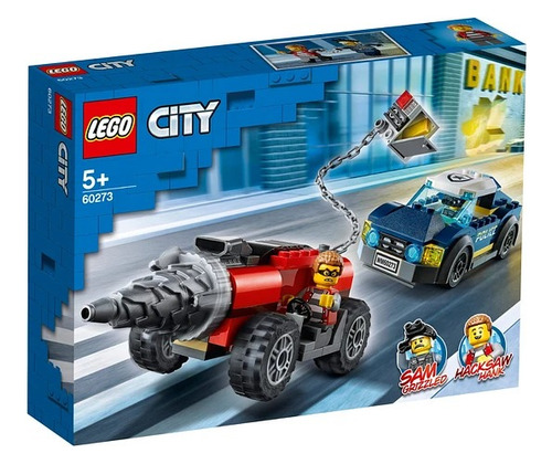 Lego City Policía De Élite: Persecución De La Perforadora