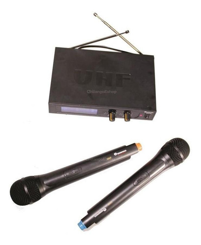 Imagen 2 de 9 de Sistema De Microfonos Inalambricos Vhf Soundtrack Stw-vh2