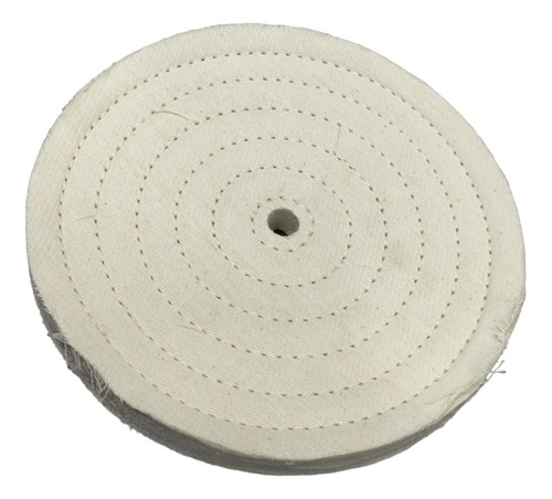 Kit Polimento Roda Pano 200mm Algodão Jeans Sisal + 3 Massas Cor Variada - Bege Branca Azul