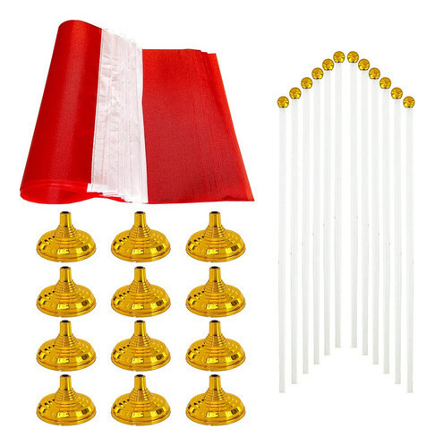 A Mini Banderas, De Escritorio, C/ Base De Soporte,12pcs