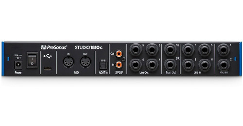 Presonus Studio1810c Placa Audio Interface Midi Usb Daw