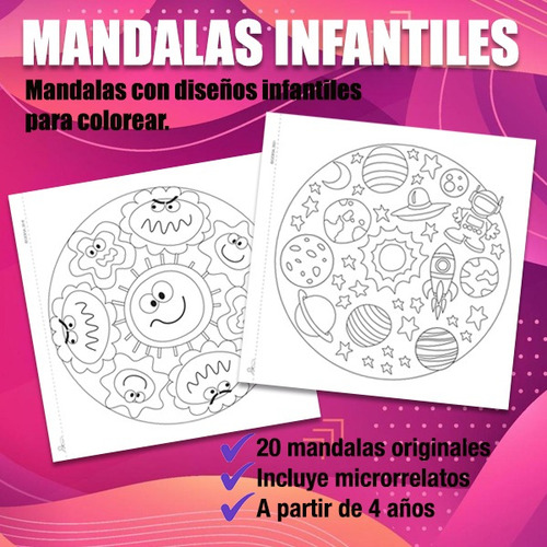 Mi Primer Libro De Mandalas: Mandalas Infantiles Para Pintar