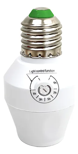 comprar Relé Soquete Fotocélula E27 Com Timer Acende Ao Anoitecer 110Vu002F220V