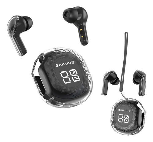Audífonos Inalámbricos Bluetooth 5.3 Transparentes Con Cance