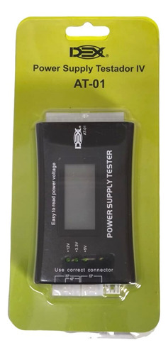 Testador Fonte Digital Lcd Alimentação Atx 20/24 Pinos Sata