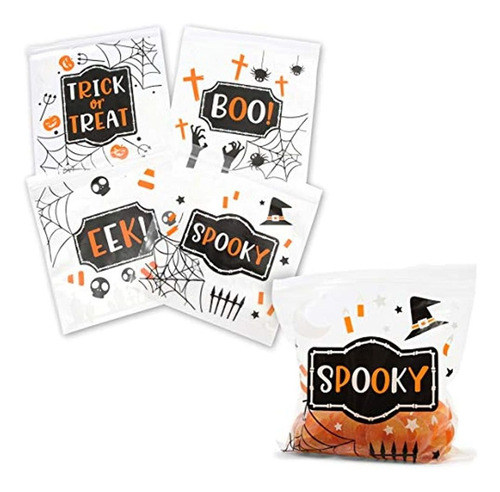 Bolsas Para Dulces De Halloween Resechables