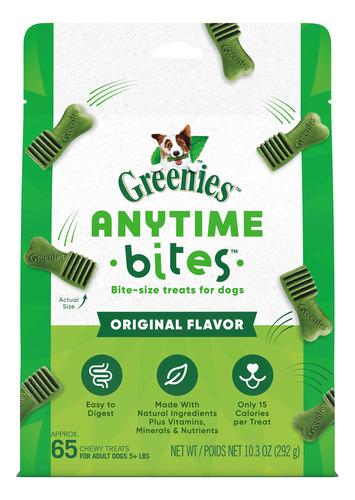 Greenies Anytime Bites - Golosinas Para Perros, Sabor Origi.